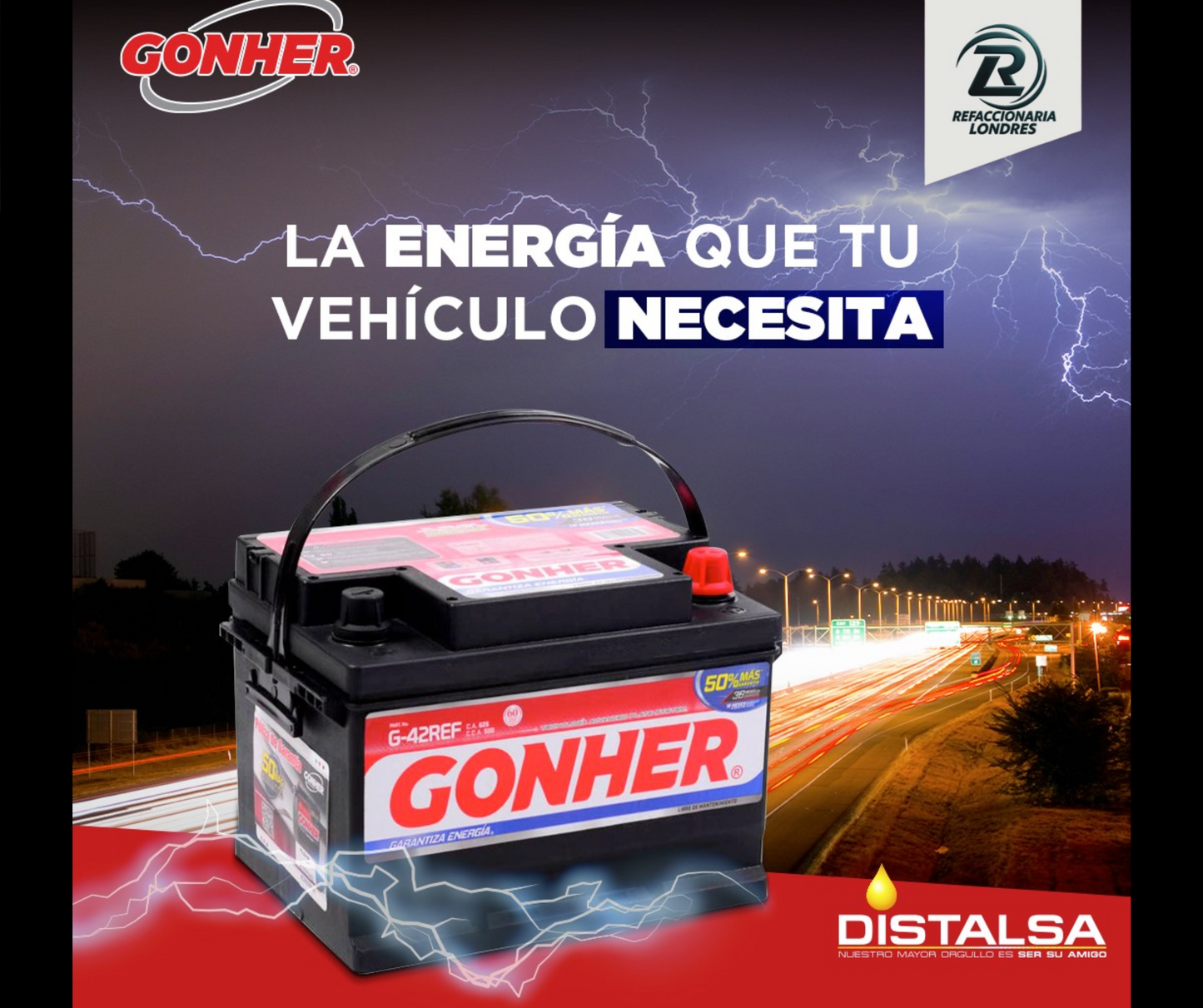 BATERIA GOHNER 58 - 575