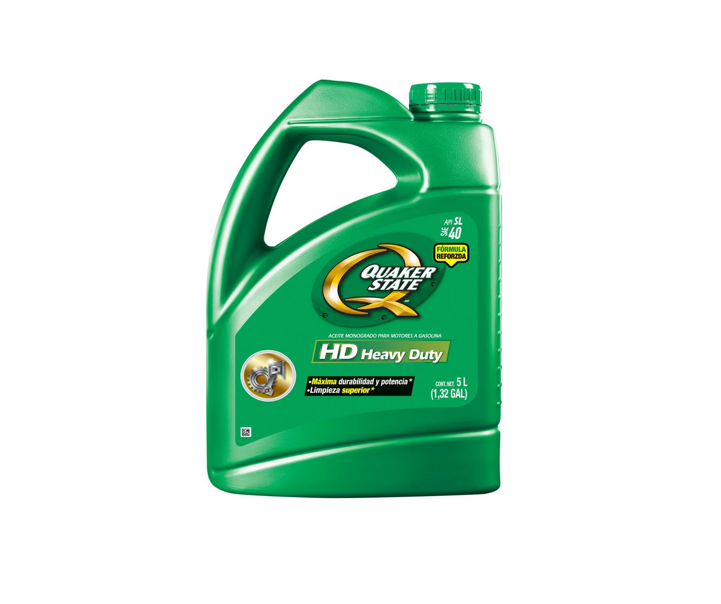 Aceite Monogrado Quaker State SAE 40 | Garrafa de 5 Litros para Motor Gasolina o Diésel