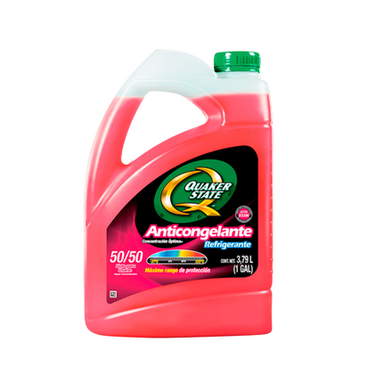 QUAKER - ANTICONGELANTE ROJO 3.785L