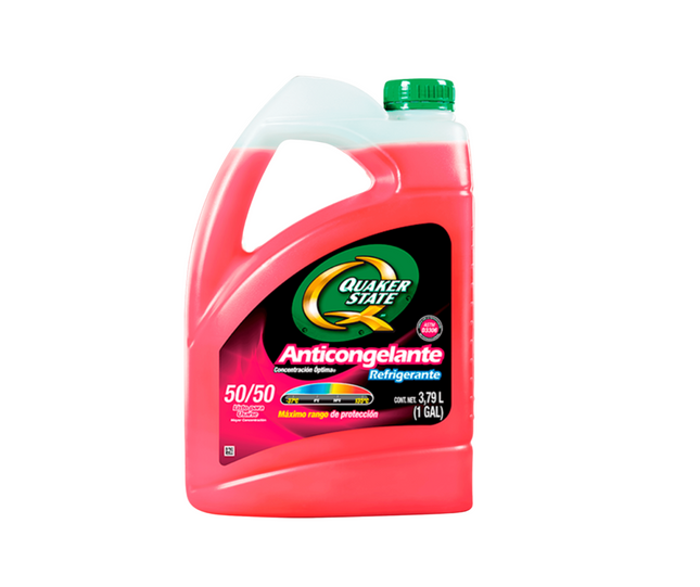 QUAKER - ANTICONGELANTE ROJO 3.785L