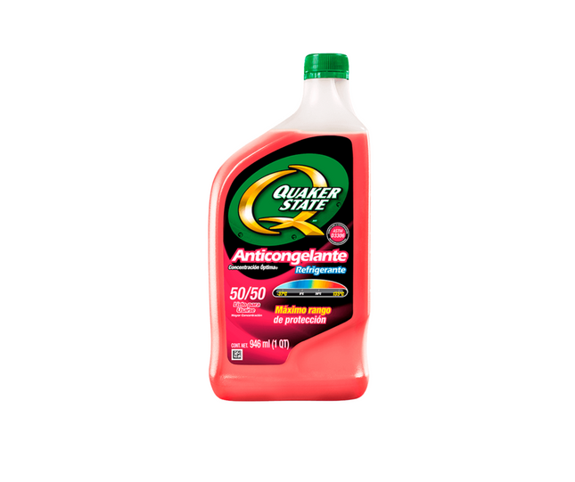 QUAKER - ANTICONGELANTE ROJO 50/50 946ml
