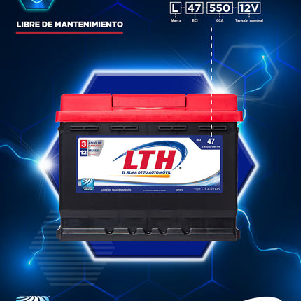 Batería LTH 47-550