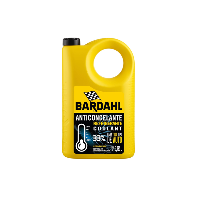 BARDAHL - ANTICONGELANTE COOLANT LISTO PARA UTILIZAR 3.785L