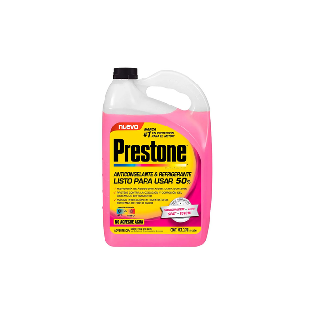PRESTONE - ANTICONGELANTE ROSA 3.78L