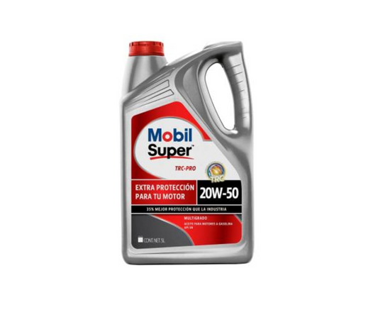 Aceite Mineral Multigrado Mobil Super 20W-50 | Garrafa 5 Litros para Motor Gasolina