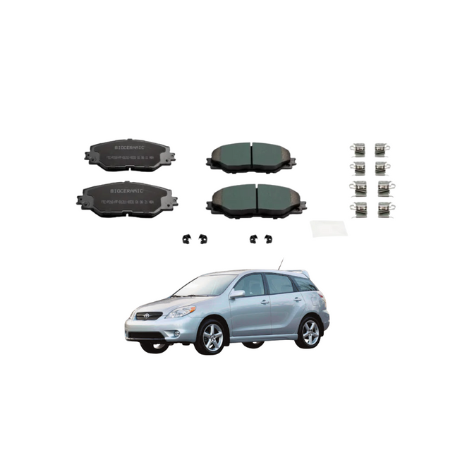 Balatas Bioceramic Delanteras Toyota Matrix|D923