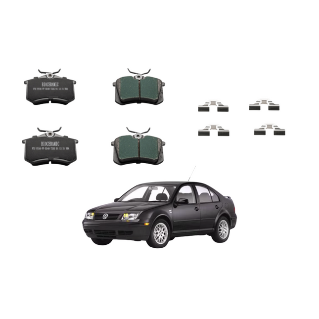 Balatas Bioceramic Traseras Volkswagen Jetta|D340
